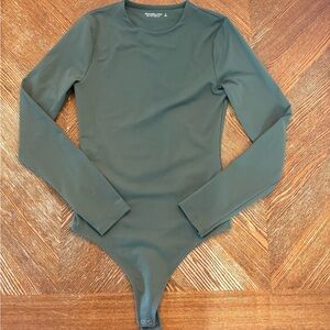 Abercrombie Green One Piece Bodysuit
